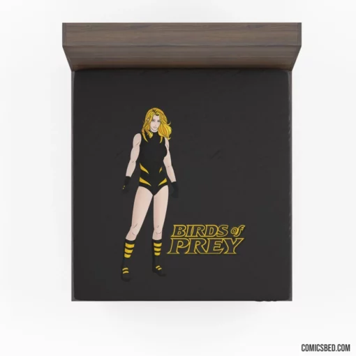 Birds Of Prey Black Canary DC Comic Fitted Sheet 1