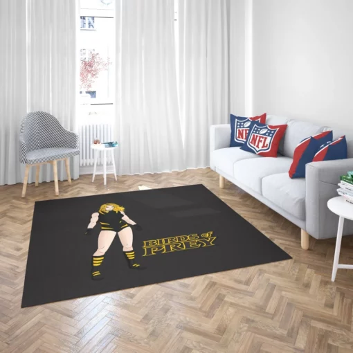 Birds Of Prey Black Canary DC Comic Rug 2