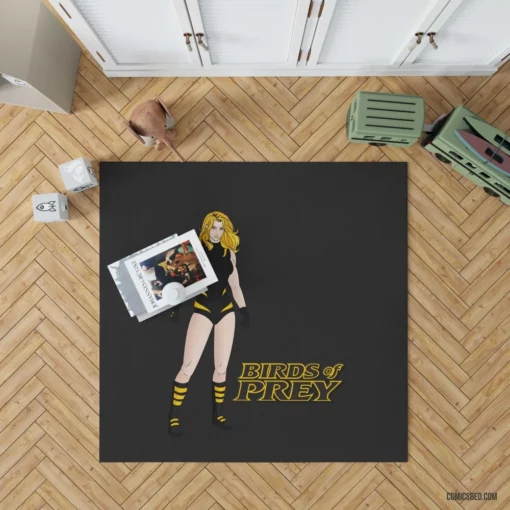 Birds Of Prey Black Canary DC Comic Rug