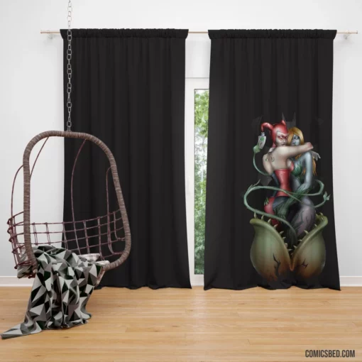 Birds of Prey Harley and Ivy Mischief Comic Curtain