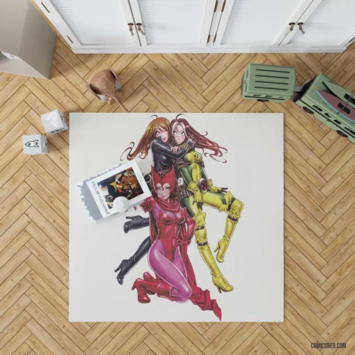 Birds of Prey Marvel & DC Heroines Unite Comic Rug