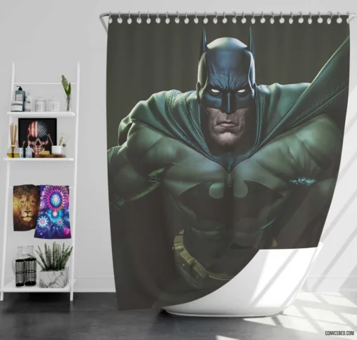 Birds of Prey Oracle and Batgirl Team-Up Comic Shower Curtain