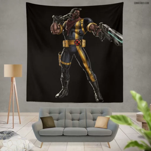 Bishop Time-Traveling Mutant Comic Wall Tapestry