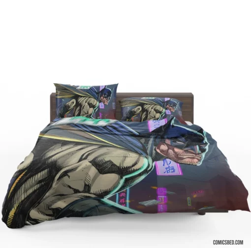 Bizarro Batman Imperfect Dark Knight Comic Bedding Set