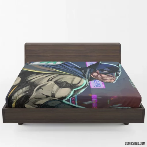 Bizarro Batman Imperfect Dark Knight Comic Fitted Sheet