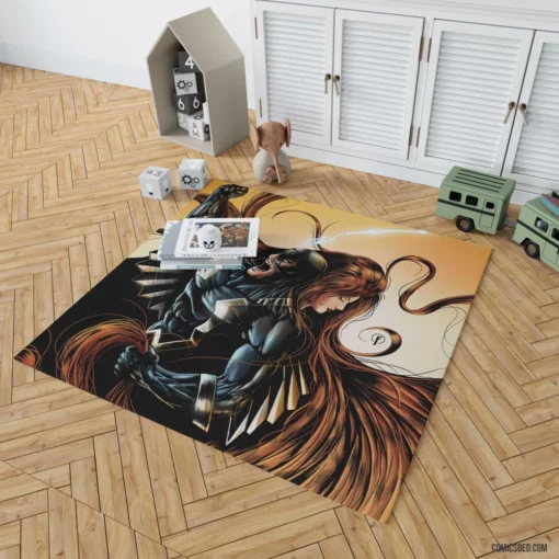 Black Bolt Inhuman King Comic Rug 1