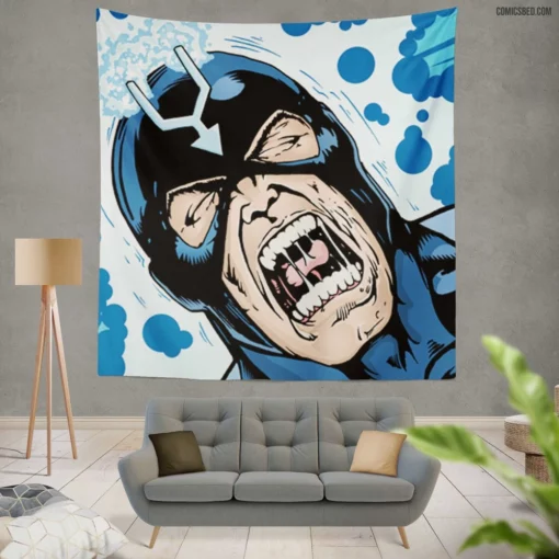 Black Bolt Inhuman Silent King Comic Wall Tapestry