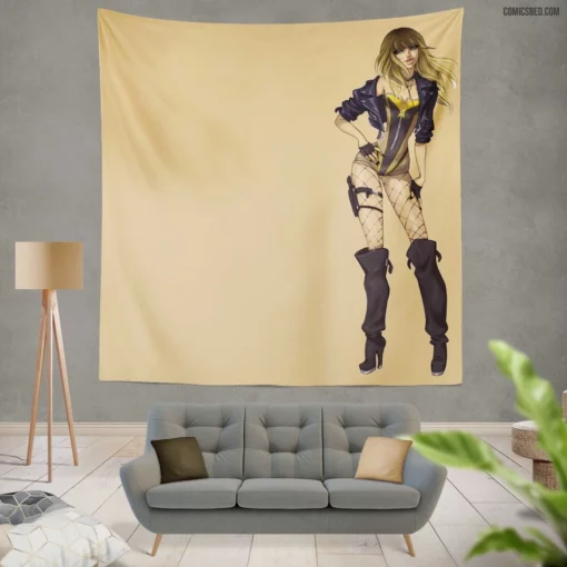 Black Canary DC Sonic Siren Comic Wall Tapestry