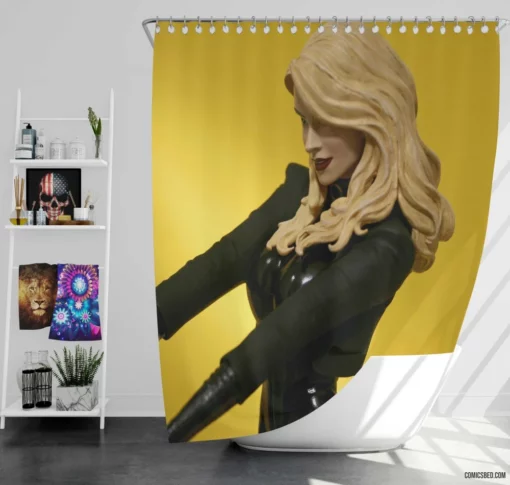 Black Canary Sonic Siren of DC Comic Shower Curtain