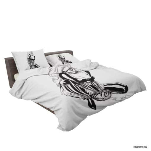 Black Cat Marvel Felonious Feline Comic Bedding Set 2