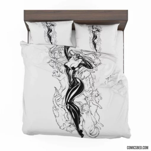 Black Cat Marvel Stealthy Feline Comic Bedding Set 1