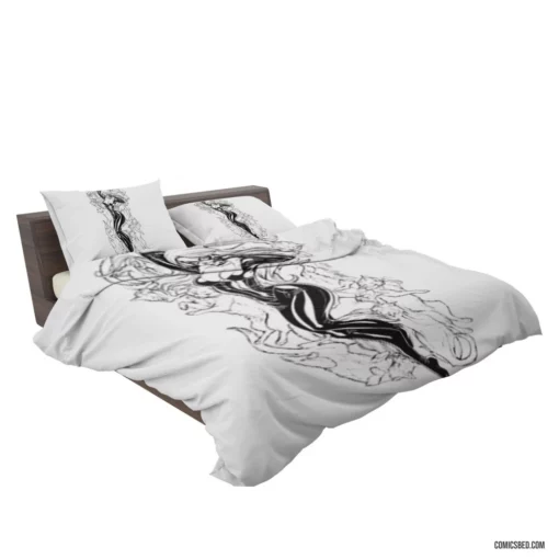 Black Cat Marvel Stealthy Feline Comic Bedding Set 2