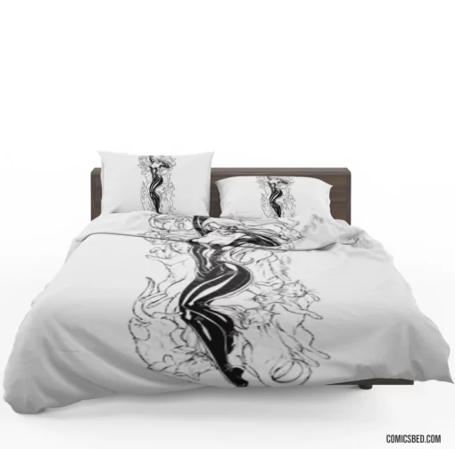 Black Cat Marvel Stealthy Feline Comic Bedding Set