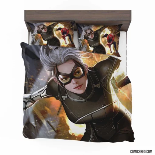 Black Cat Spider-Man Feline Felon Comic Bedding Set 1