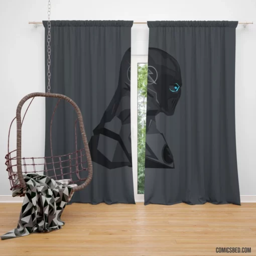 Black Flash Dark Speedster Entity Comic Curtain