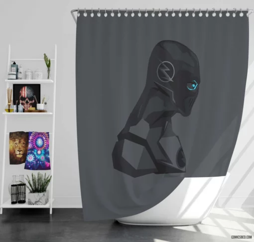 Black Flash Dark Speedster Entity Comic Shower Curtain