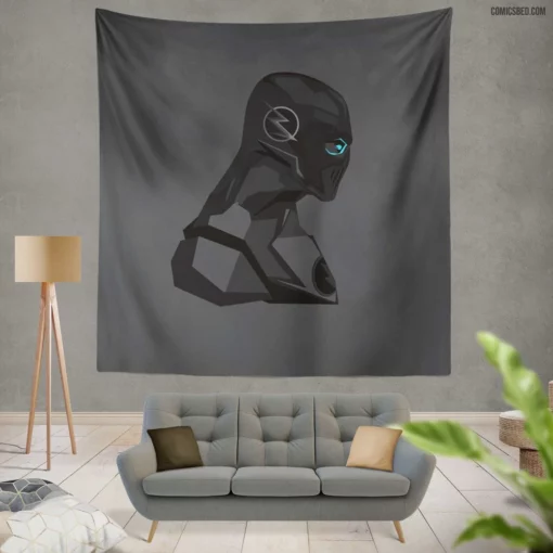 Black Flash Dark Speedster Entity Comic Wall Tapestry