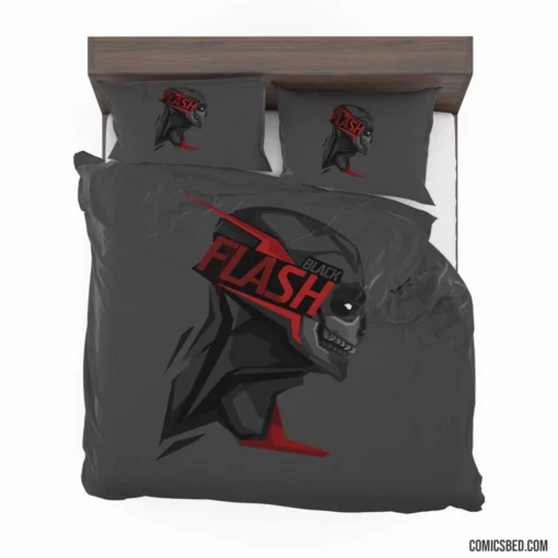 Black Flash Speedster of Death Comic Bedding Set 1