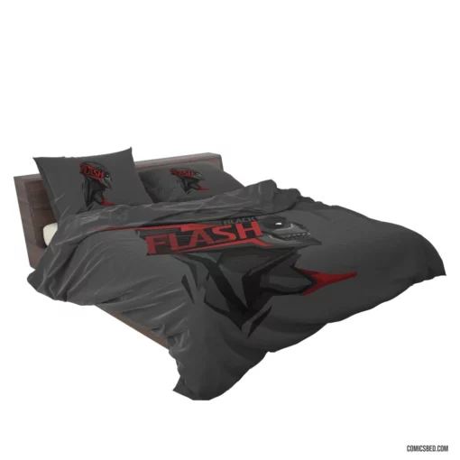 Black Flash Speedster of Death Comic Bedding Set 2