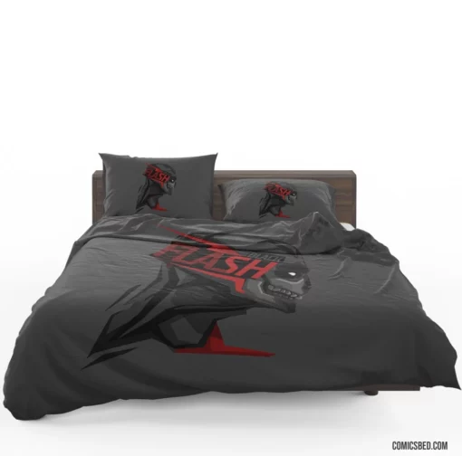 Black Flash Speedster of Death Comic Bedding Set