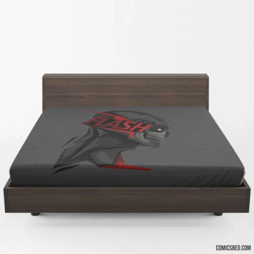 Black Flash Speedster of Death Comic Fitted Sheet