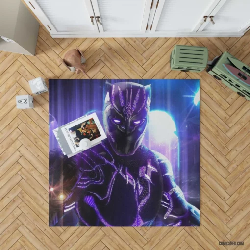 Black Panther Quest Marvel Chronicles Comic Rug