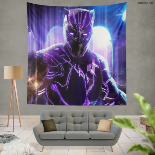 Black Panther Quest Marvel Chronicles Comic Wall Tapestry