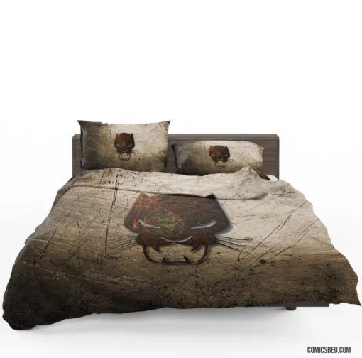 Black Panther Wakanda Noble Defender Comic Bedding Set