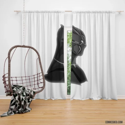 Black Panther Wakandan Protector Comic Curtain