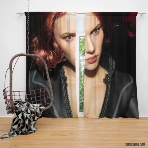 Black Widow Covert Avenger Comic Curtain