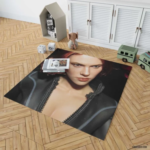 Black Widow Covert Avenger Comic Rug 1