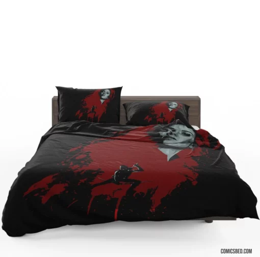 Black Widow Espionage Hero Comic Bedding Set