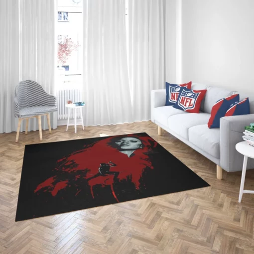 Black Widow Espionage Hero Comic Rug 2