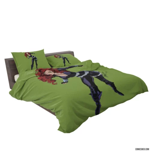 Black Widow Lethal Spy Comic Bedding Set 2