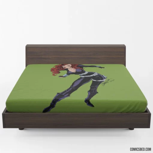 Black Widow Lethal Spy Comic Fitted Sheet