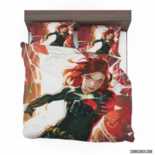 Black Widow Marvel S.H.I.E.L.D. Spy Comic Bedding Set 1