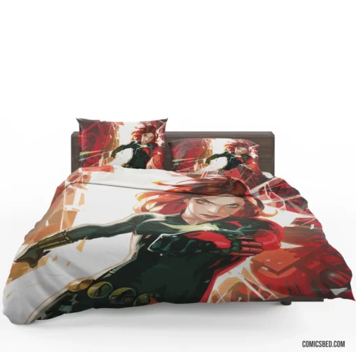 Black Widow Marvel S.H.I.E.L.D. Spy Comic Bedding Set