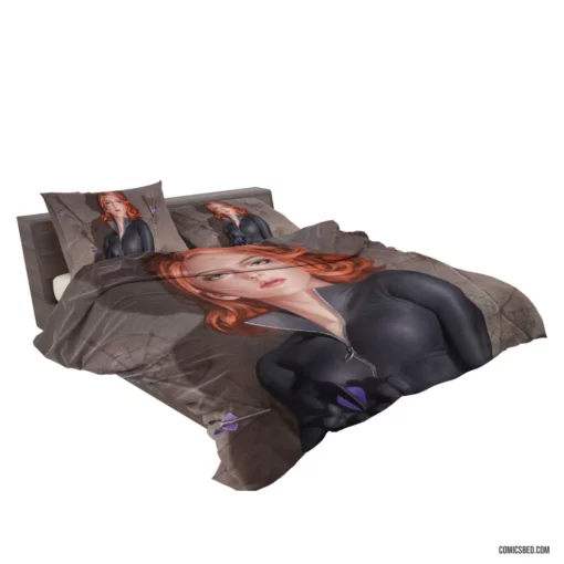 Black Widow Marvel Spy Comic Bedding Set 2