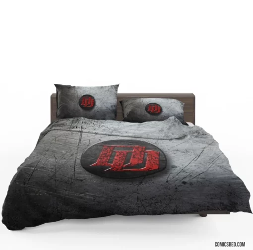 Blind Vigilante Marvel Daredevil Series Comic Bedding Set