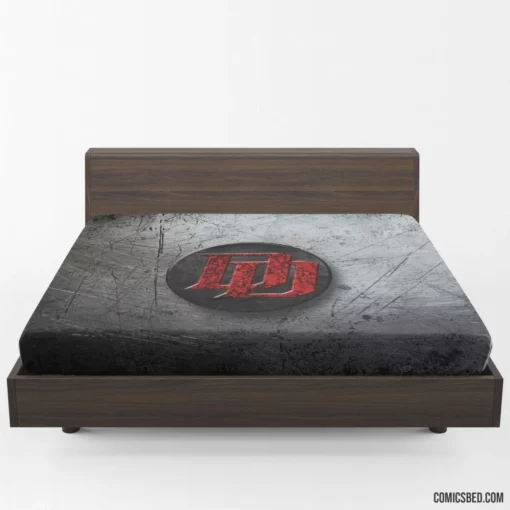 Blind Vigilante Marvel Daredevil Series Comic Fitted Sheet