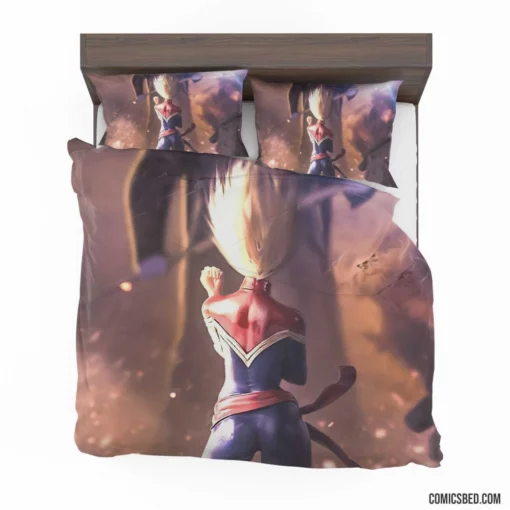 Blonde Ambition Marvel Captain Marvel Series Comic Bedding Set 1