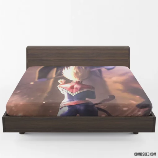 Blonde Ambition Marvel Captain Marvel Series Comic Fitted Sheet