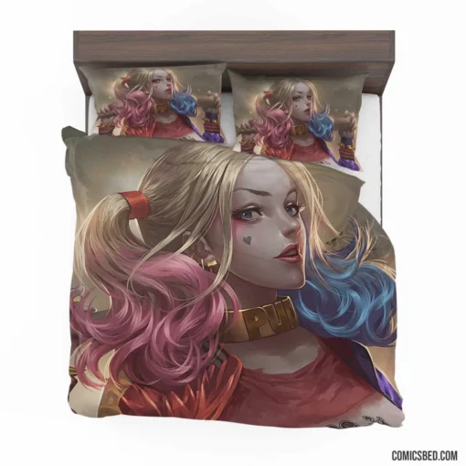 Blonde Jester Unleashed Harley Quinn Chronicles Comic Bedding Set 1