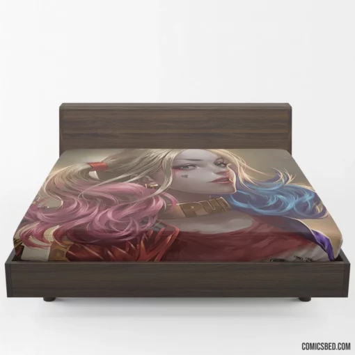 Blonde Jester Unleashed Harley Quinn Chronicles Comic Fitted Sheet