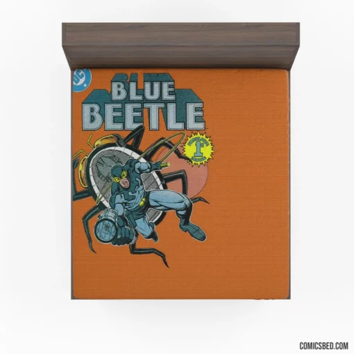 Blue Beetle DC Scarab Hero Comic Fitted Sheet 1