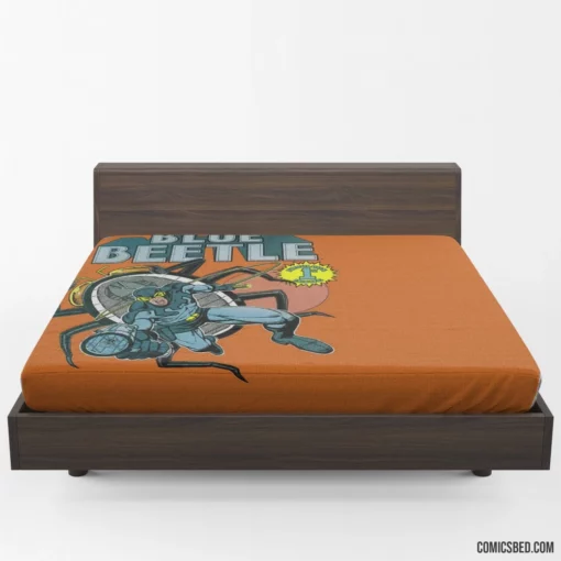 Blue Beetle DC Scarab Hero Comic Fitted Sheet