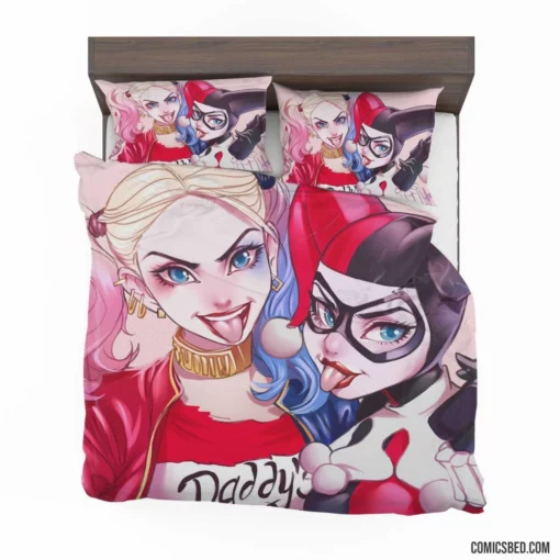 Blue-Eyed Jester DC Harley Quinn Chronicles Comic Bedding Set 1