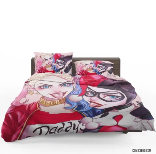 Blue-Eyed Jester DC Harley Quinn Chronicles Comic Bedding Set