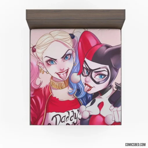 Blue-Eyed Jester DC Harley Quinn Chronicles Comic Fitted Sheet 1