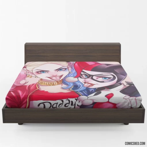 Blue-Eyed Jester DC Harley Quinn Chronicles Comic Fitted Sheet